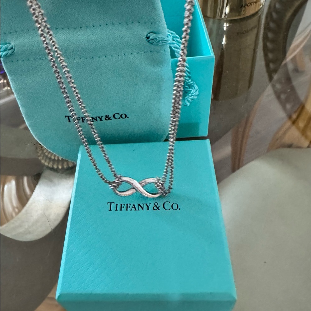 Basically New, Sterling Silver Infinity Tiffany N… - image 2